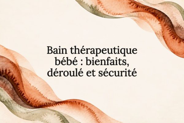 Carte titre aquarellée aux teintes pastel