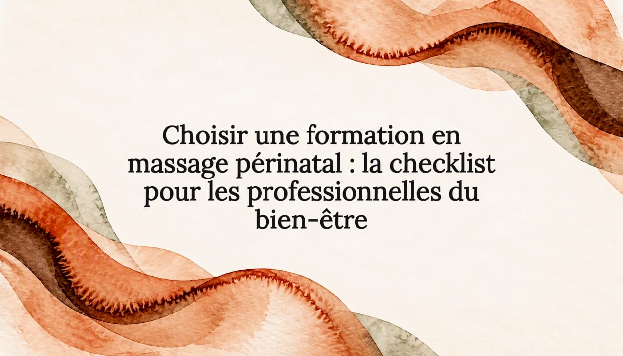 Carte illustrée pour choisir une formation en périnatalité